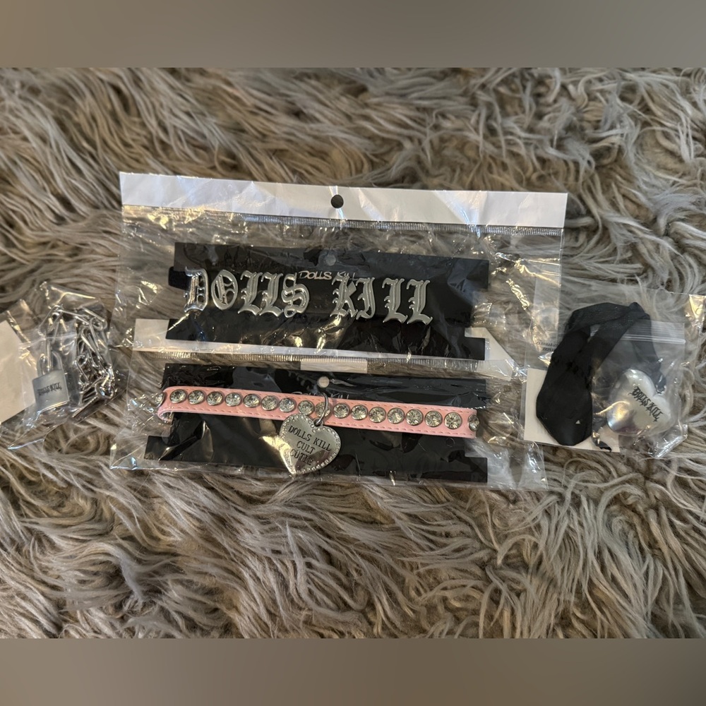 Dolls Kill Necklace/Choker Set